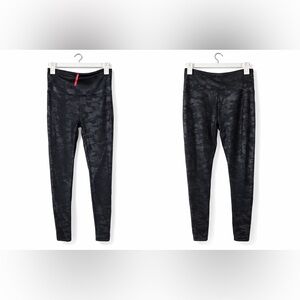 SPANX Black Camouflage Leggings